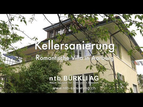 Kellersanierung einer romantischen Villa in Aarburg - Geri Bürkli